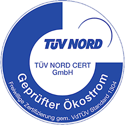 TÜV Ökostrom Siegel